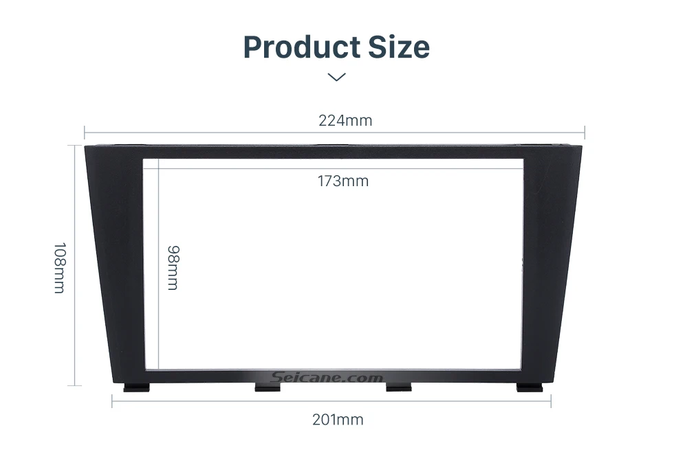 Seicane 173*98 мм 2 Din Автомобильная Радио панель для 1995-2006 Lexus IS200 IS300 Toyota Altezza панель приборной панели авто стерео пластина рамка