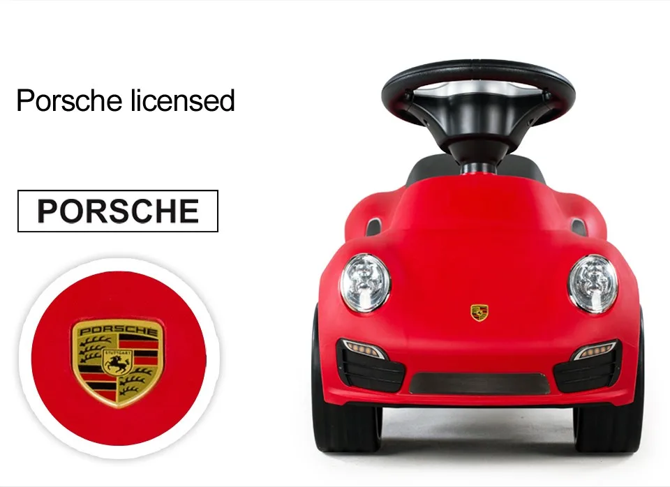 Rastar лицензированный Porsche 911 футов до пола автомобили с рогом и шасси езды на автомобиль игрушки для детей 83400