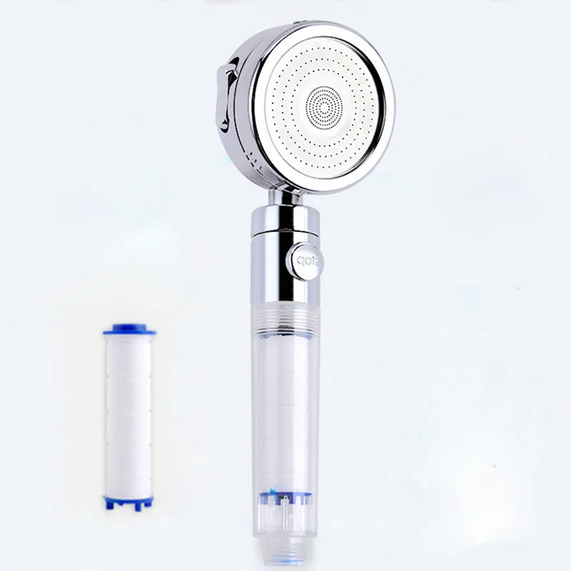 

New High pressure Shower head 3-Function Filter Shower Head with Stop Button adjustable Bath Shower Replaceable bidet chuveiro
