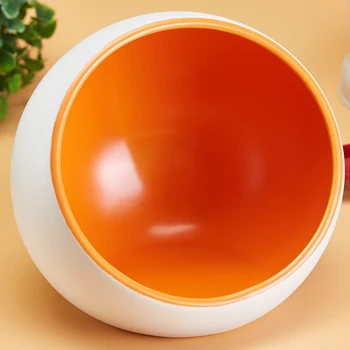 

Newly Pet Cat Dog Ceramic Bowl Heavy Base Feeding Dish Prevent Tipping Anti Spill over VA88