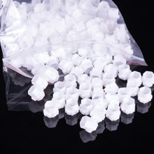 200 шт татуировки чернил чашки колпачки можно пристегнуть одноразовые товары для снятия тату Перманентный макияж Пигмент чашки случайный Сращивание