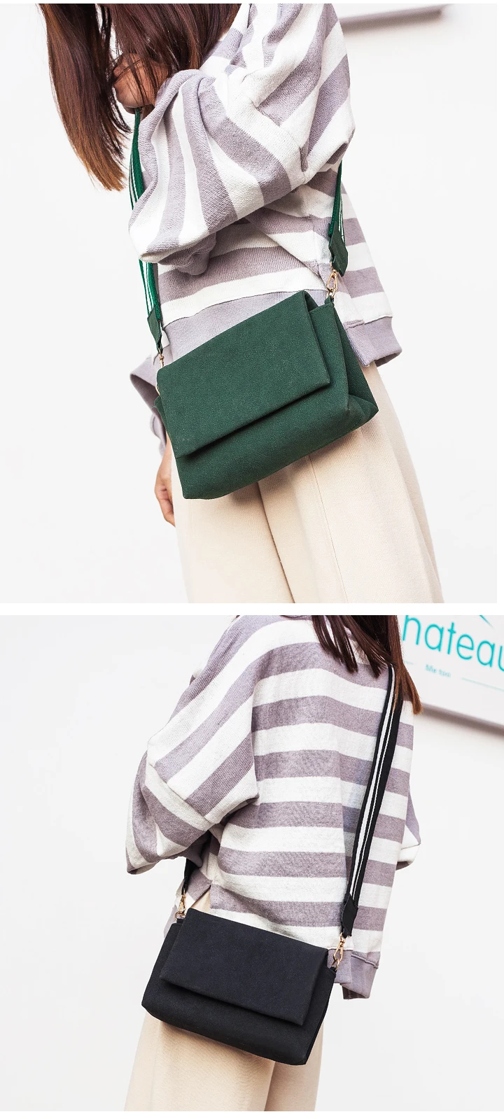 DALFR женская сумка через плечо из искусственной кожи дизайнерская сумка через плечо модные женские сумки-мессенджеры с цветным ремешком