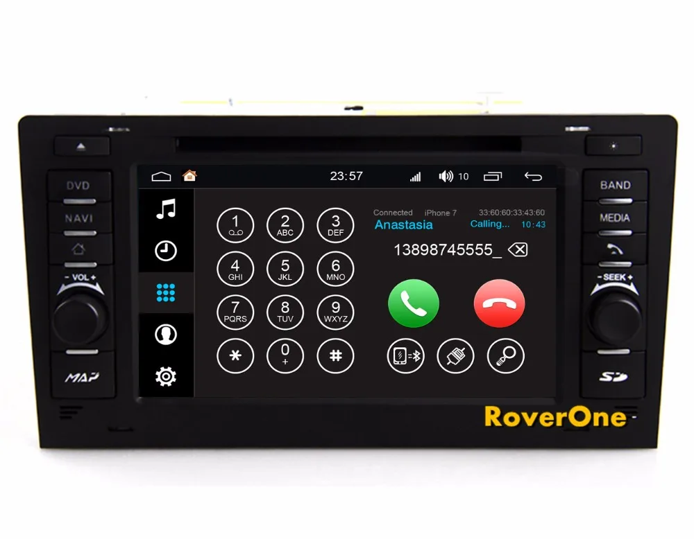 RoverOne Android 8,0 Автомобильная Мультимедийная система для Audi A8 S8 1994-2003 Радио Стерео DVD gps навигация медиа музыкальный плеер PhoneLink
