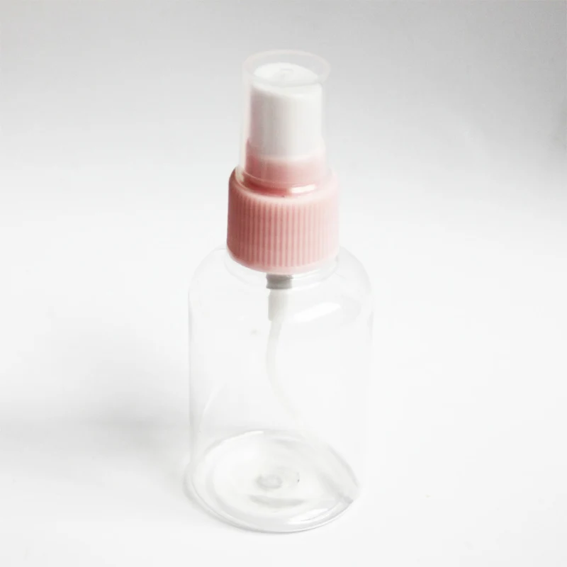 50ml Plastic Empty Spray Refillable Bottle Pink Travel Transparent Perfume Atomizer | Красота и здоровье