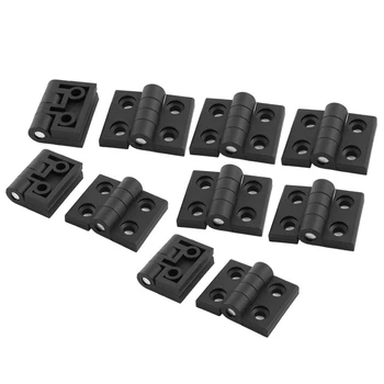

Reinforced Plastic Door Bearing Butt Hinge 10pcs,Black