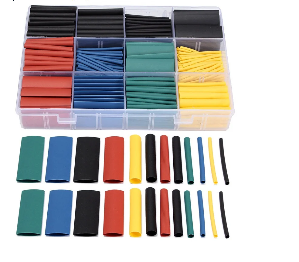 530pcs Heat Shrink Tubing Insulation Shrinkable Tubes Assortment