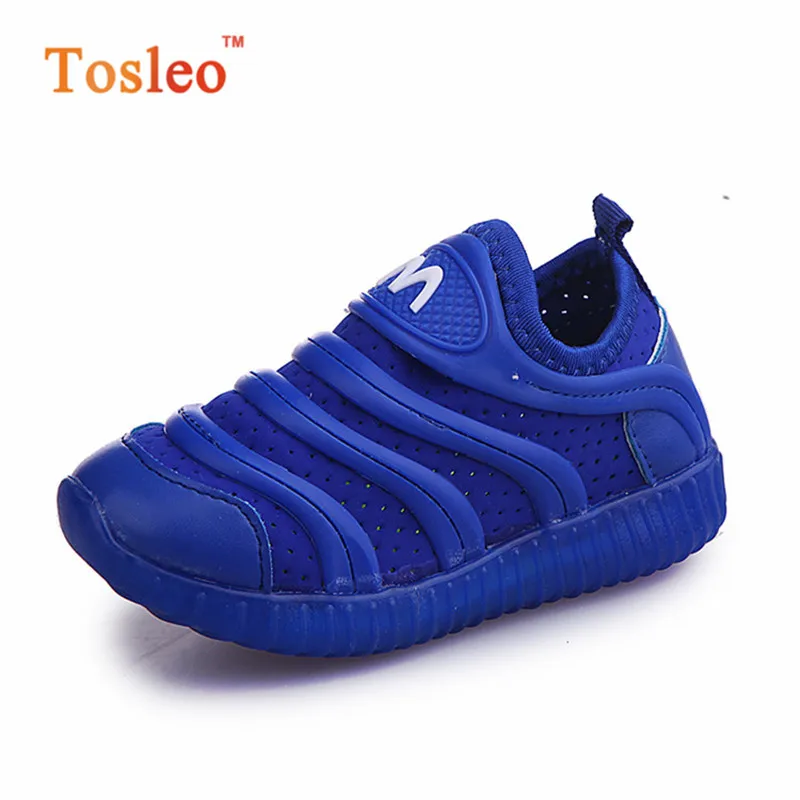 Led Shoes Mesh Breathable 2019 Spring Luminous Sneakers For Children Slip On Kids Shoes Light Children Sneakers