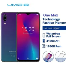  font b Umidigi b font One Max Global Version 4gb 128gb 6 3 Waterdrop Full