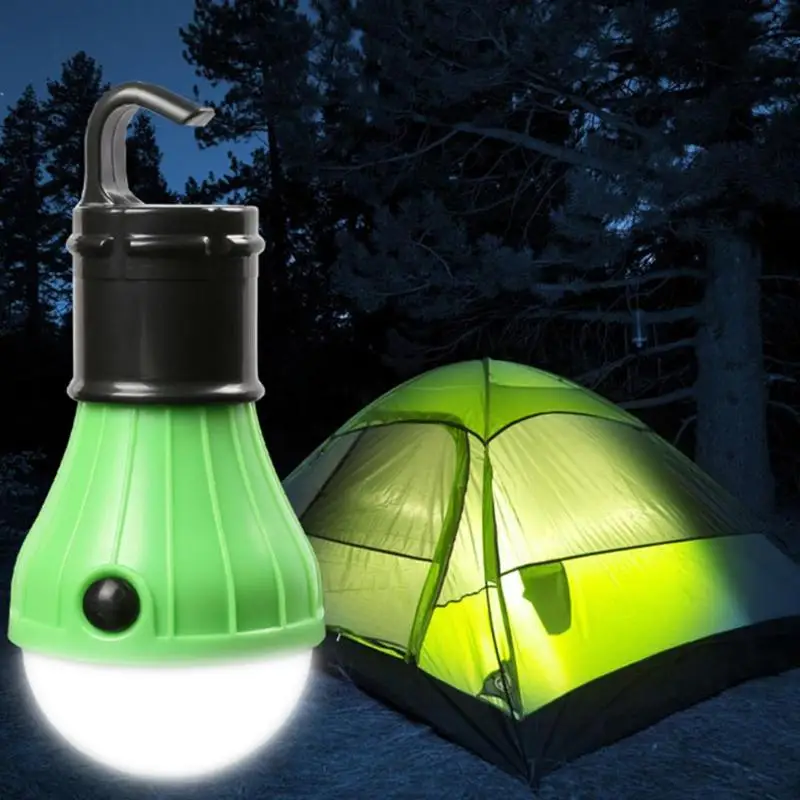 

Portable Camping Tent Light Bulb Outdoor Hanging 3LED Camping Tent Light 3 Modes Dimmable Waterproof Emergency Lamp Bulb E5M1