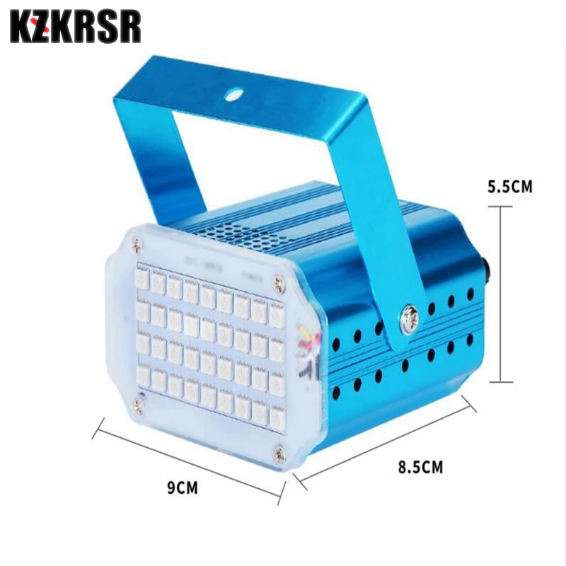 KZKRSR Высокое качество 36 led белый/RGB LED сценический свет DJ диско стробоскоп вспышка