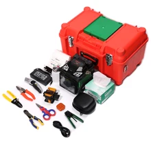 

FTTH Optical Fiber Fusion Splicing Machine Orientek T37 with Fiber Optic Cleaver T30C work with Fiber Fusion Splicer