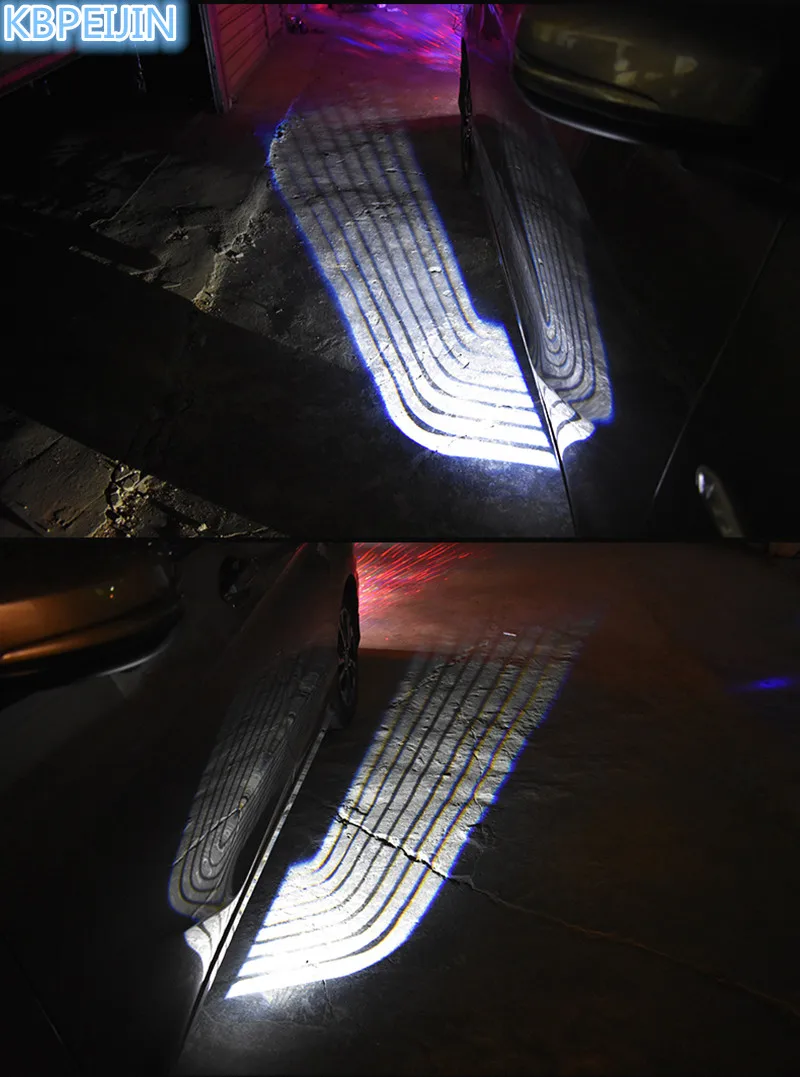Добро пожаловать Лампа проектор автомобиля светодиодный автомобиль Крылья Ангела Предупреждение ющий светильник для Mitsubishi outlander lancer 10 9 Аксессуары для паджеро