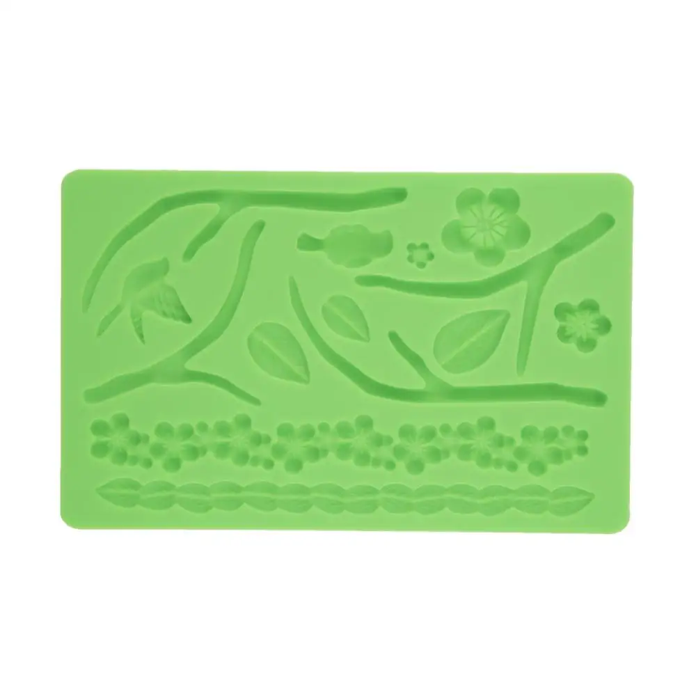 

1pcs Plum Silicone Fondant Cake Decorating Baking Mold Mould Drop Shipping