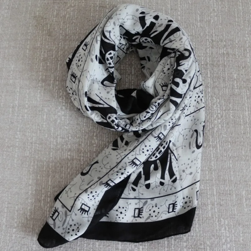 DOUBLA 2017 Fashion Womens Cute Elephants Printed Double Sided Spring Scarves Ladies Girls Cotton Shawl Ethnic Style Wraps 6 DOUBLA 2017 Fashion Womens Cute Elephants Printed Double Sided Spring Scarves Ladies Girls Cotton Shawl Ethnic Style Wraps 6