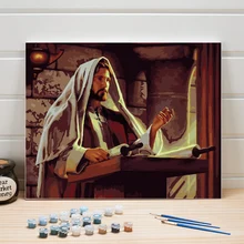 Изображения пронумерованы Европа рисунок раскраска модуль краска акриловый холст масляная краска ing для гостиной стены искусства украшения дома DIY