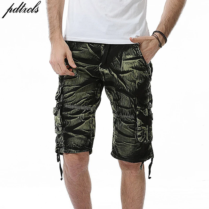 slim cargo shorts
