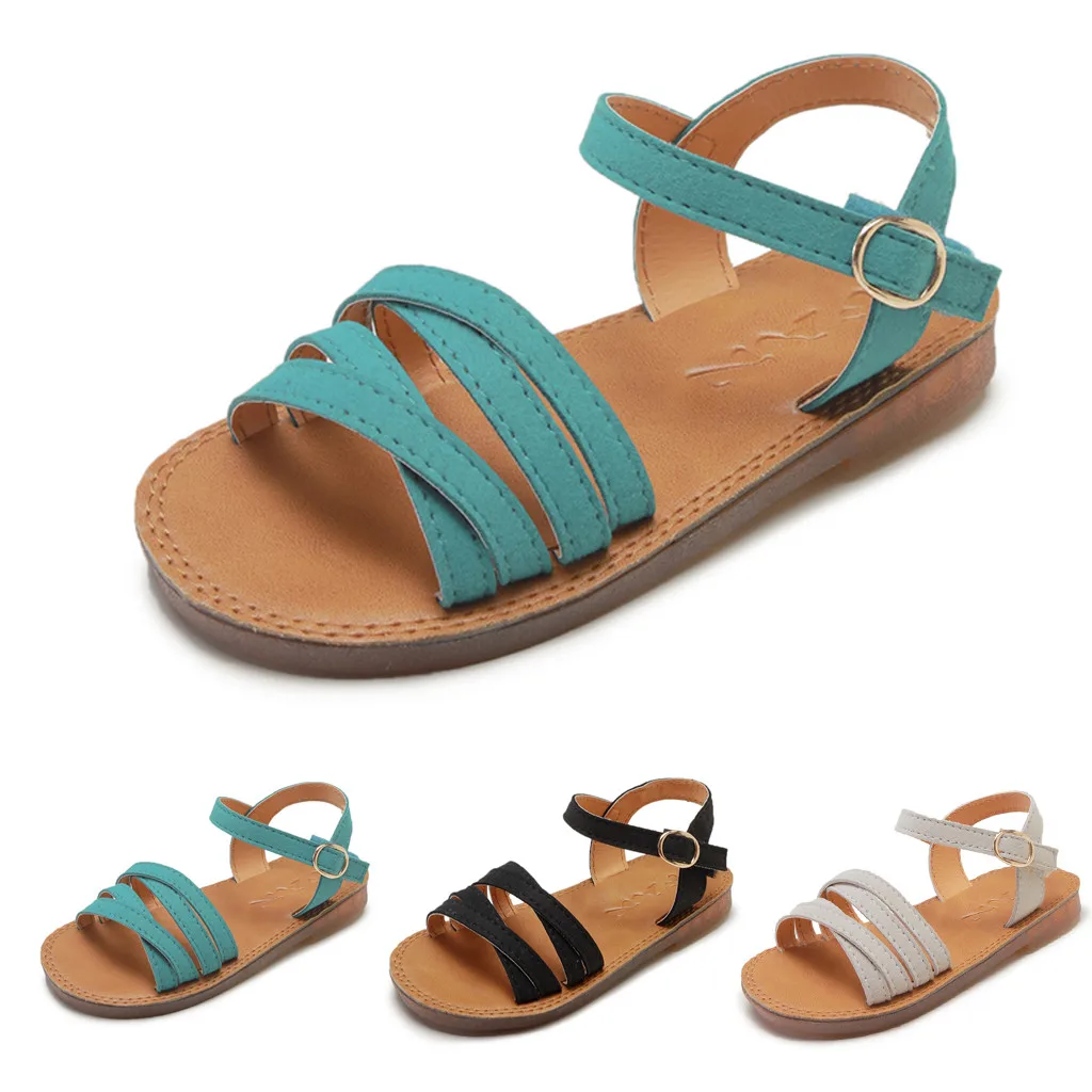 MUQGEW сандалии для девочек; коллекция года; Летняя детская обувь с открытым носком в Корейском стиле; нескользящая Мягкая пляжная обувь принцессы для детей; сандалии