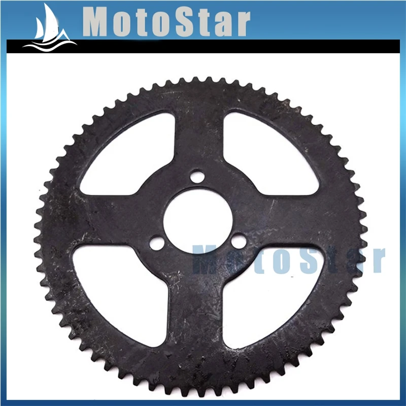29mm 68 Tooth 25H Steel Rear Chain Sprocket For 2 Stroke 47cc 49cc Chinese Pocket Bike Goped Scooter Mini ATV Quad 4 Wheeler