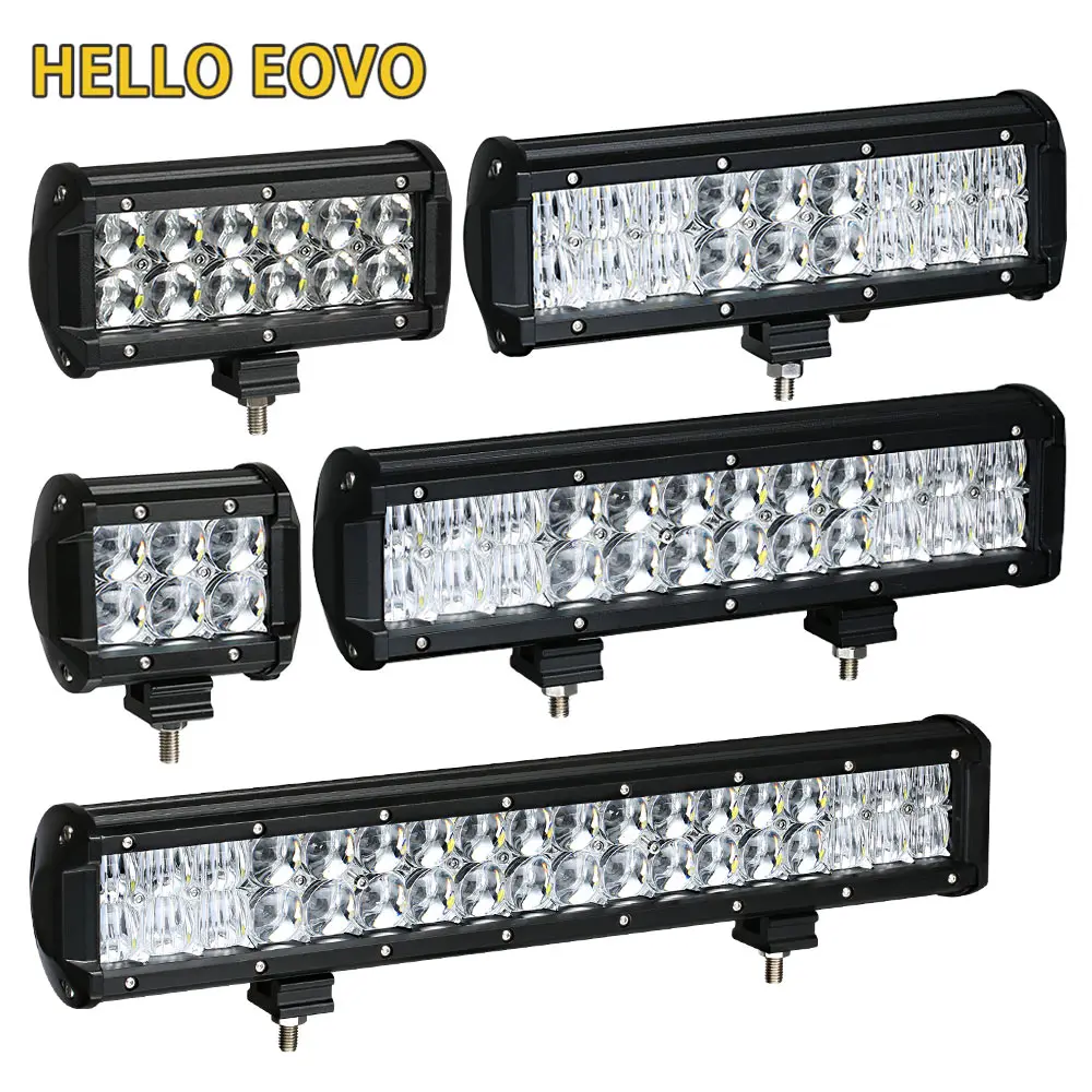 Goede HELLO EOVO LED Bar 5D 4 6.5 9.5 12 17 inch LED Licht Bar Offroad Boot Auto tractor Vrachtwagen 4x4 SUV ATV Rijden LED