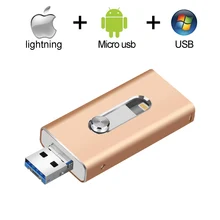 USB флеш-накопитель для iPhone 5, 5S, 6, 6 Plus, 6 S, 7, 7 Plus, 7 S, 8, 8 Plus, X, Usb флешка, Поддержка iOS, внешнее хранилище, флеш-накопитель Lightning, 128 ГБ