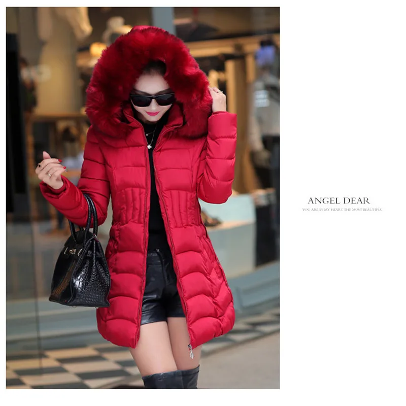

Clothing Early Spring Jacket Female New cotton Section slim large size light downcotton jacke winter Women Wool Хлопковая одежда