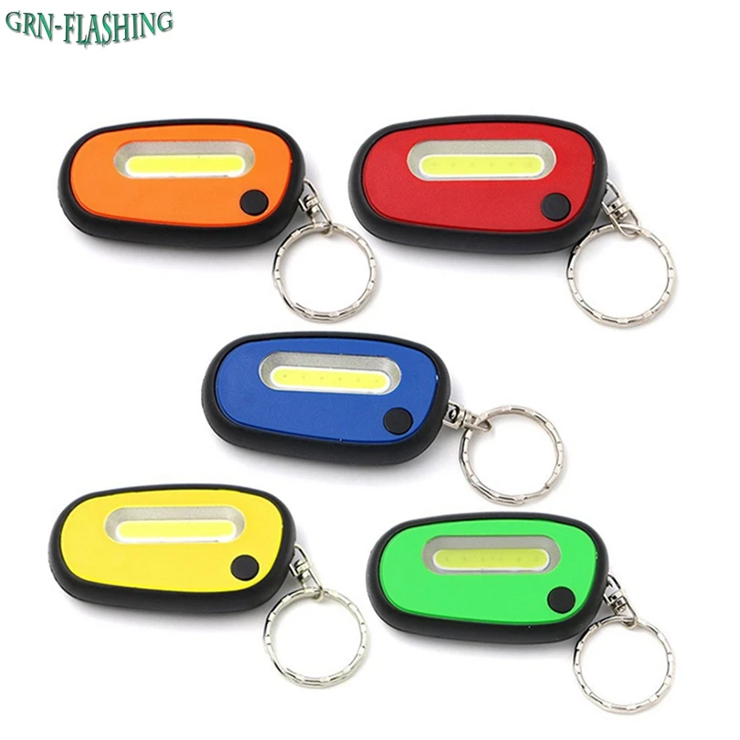 Creative Mini COB LED Keychain Flashlight Pocket Light Key Chain