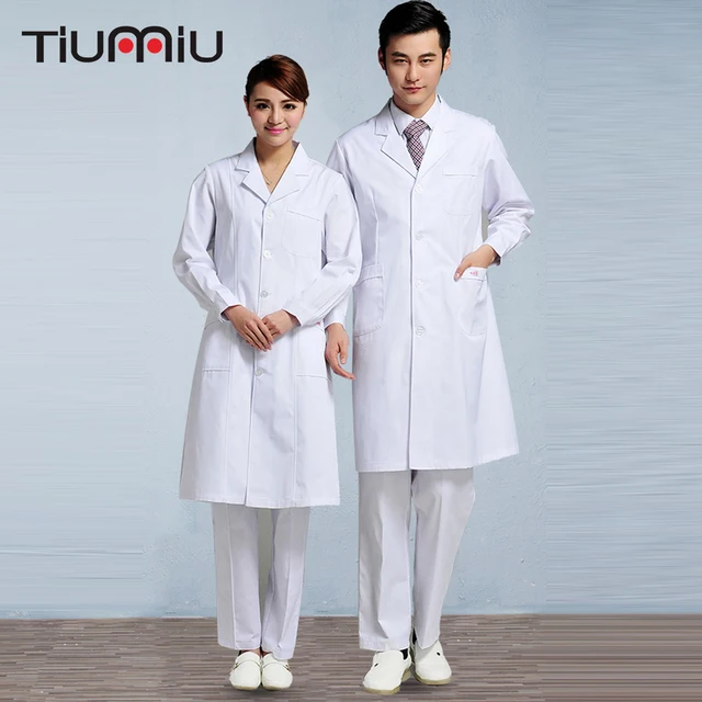 High Quality Doctor's Clothing Men Women Long Short Sleeved Medical