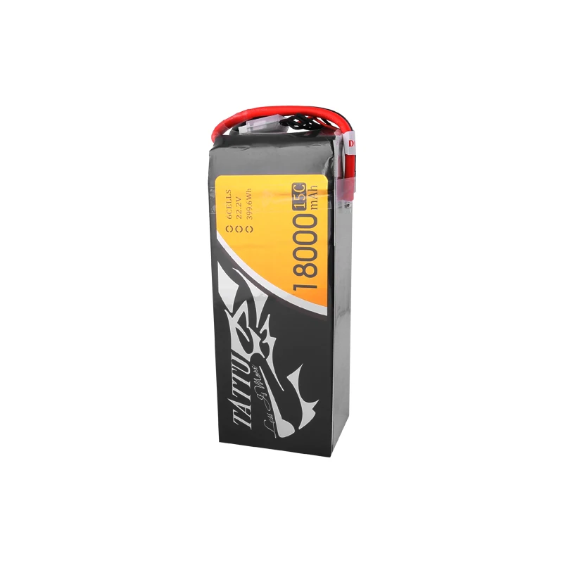 

TATTU 18000mAh 22.2V 6S LiPO Battery Burst 15C for Big Load Multirotor FPV Drone Hexacopter Octocopter
