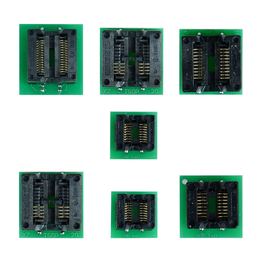 13 шт. адаптер для Superpro Xeltek 610P USB ECU Программатор сгорающий блок адаптер| |