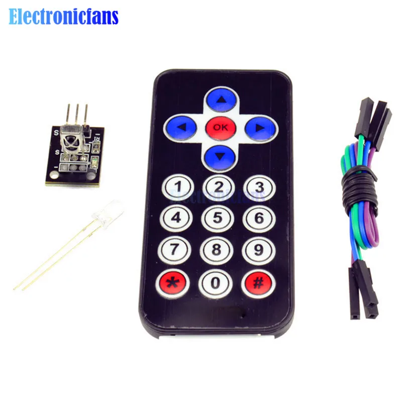 

Infrared Remote Control IR Receiver Module DIY Kit HX1838 For Raspberry Pi