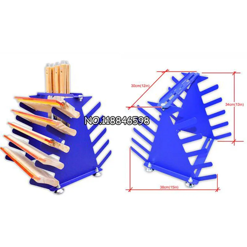 Вспомогательное оборудование для шелкотрафаретной печати Настольный Ракель и скребок для чернил стойка для инструментов для печати