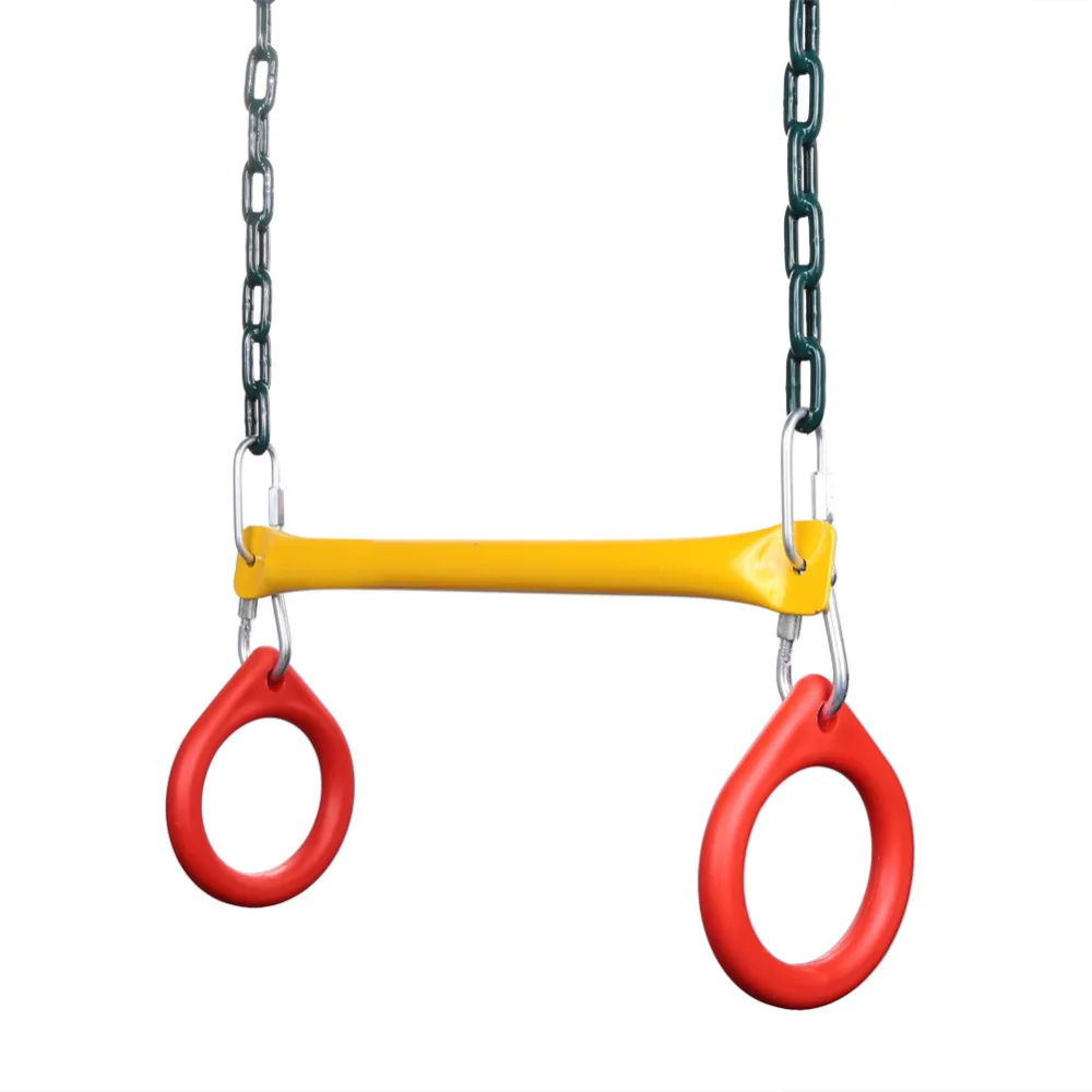 Pellor Children S Trapeze Bar With Rings Gymnastic Swing Set