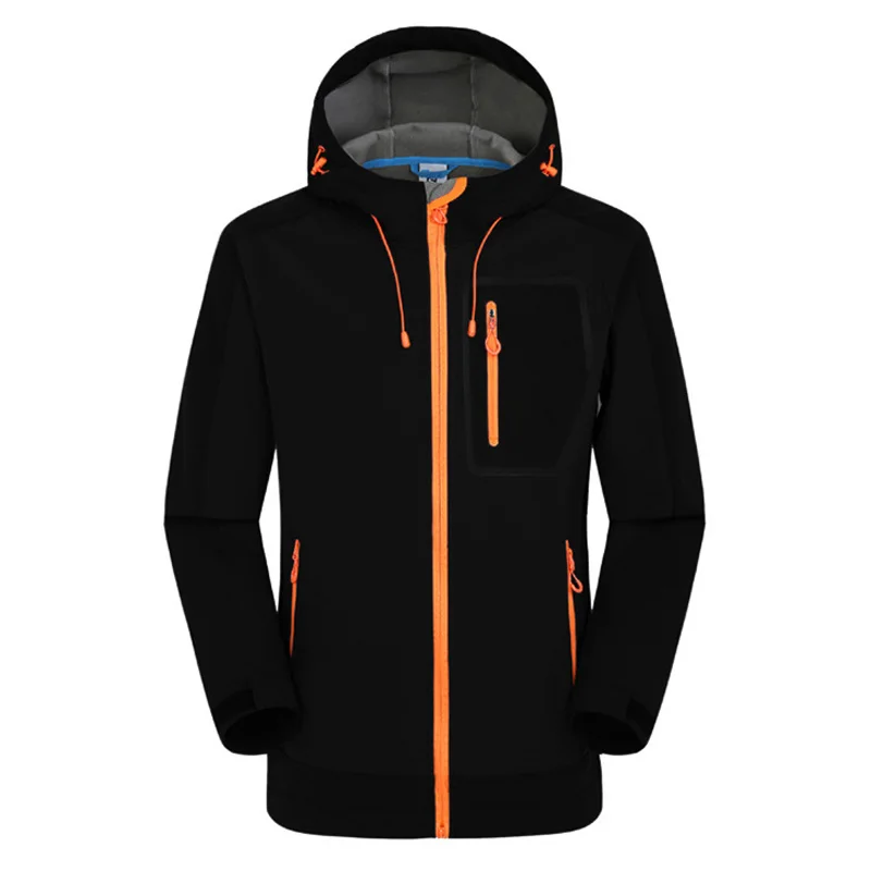 Masculina à Prova de Vento Jaqueta à Prova Cabolsa de Chuva Loclimb Softshell Jaqueta Dwindproof Água Casca Mole Blusão Trekking Caminhadas Jaquetas Am039 9 Esporte e Lazer