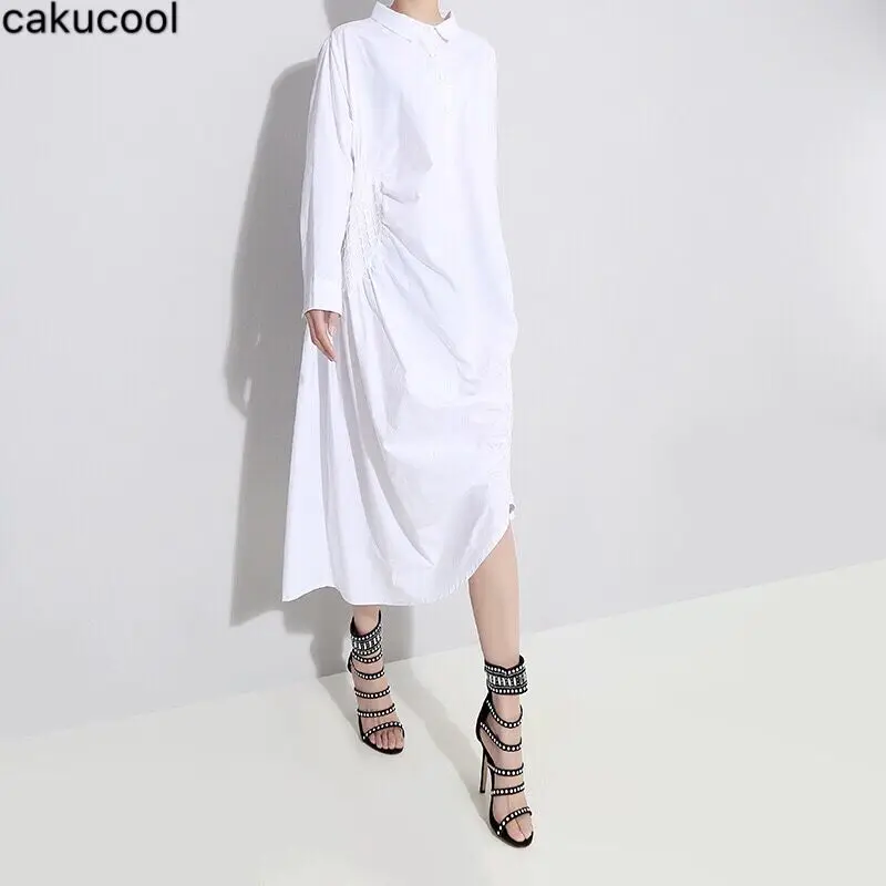 Cakucool 2019 весеннее платье-блузка нейтральное модное уникальное Сетчатое