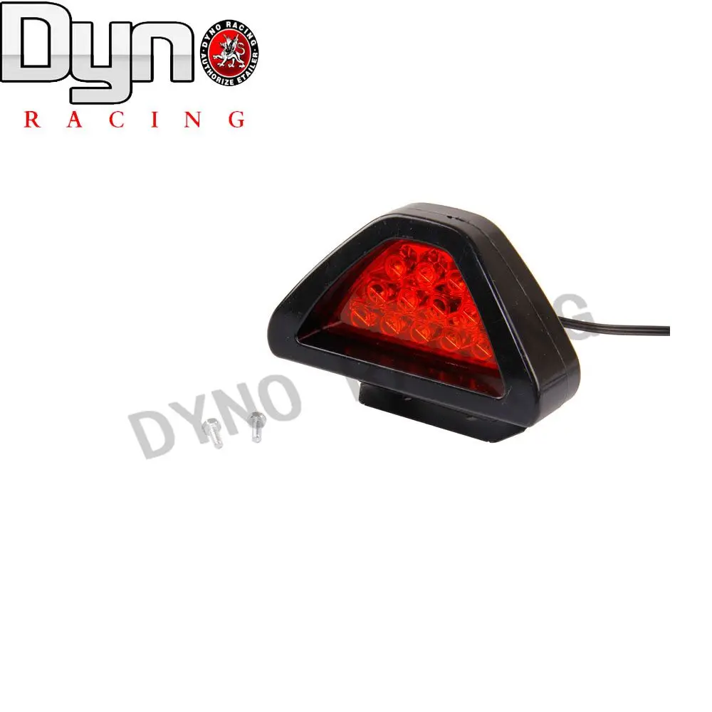 

Dyno Racing - F1 style 12 LED Tail Brake Stop Light Third Red Flashing Blinker Safety Fog Lamp