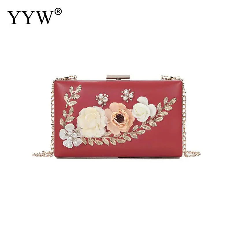 

Women Wedding Clutch Evening Bag Crossbody Chain Shoulder Bag Handbag Party Banquet Bag For Ladies 2019 Fashion Bolsas Mujer