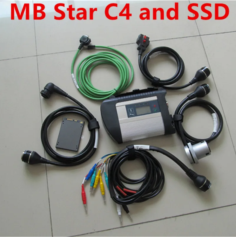 Высокое Качество MB Star C4 SD Подключение с программным обеспечением 2020 3 V SSD ноутбук