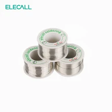 ELECALL 3 шт. Олова 0,8 мм 75 г канифоль сердечник Оловянная/свинцовая канифоль рулонная катушка флюса Бессвинцовая расплава ядро пайка Оловянная проволока