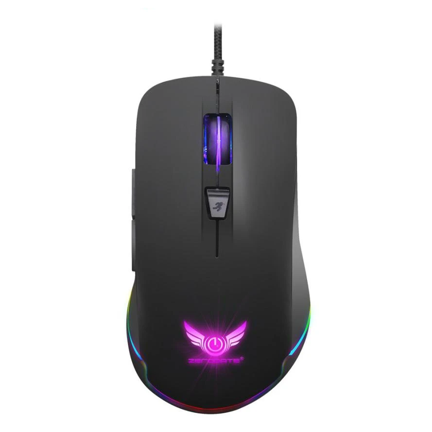 

Pc Gamer Computador USB Wired 4800dpi 6Buttons Optical Gaming Mouse LED Backlight For PC #LH