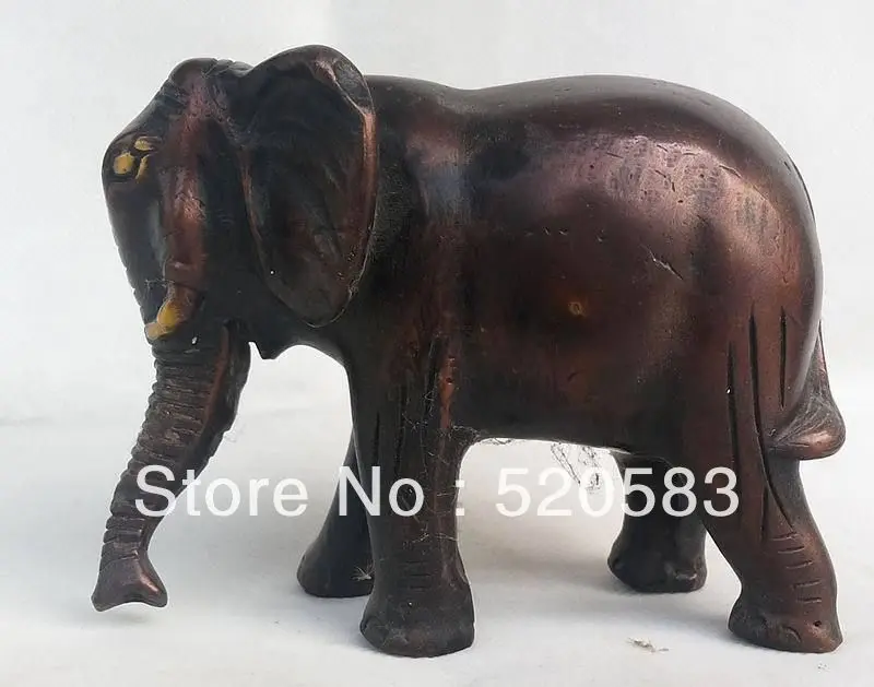 

Art EXQUISITE CHINESE BRONZE STATUE:Animal elephant
