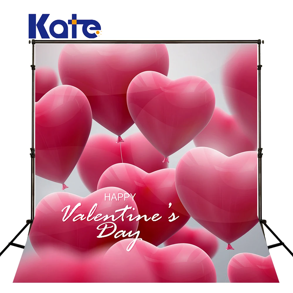 

KATE Valentine'S Day Backdrop Photography Backdrops 5x7ft Pink Balloons Children Background Romantic for Newborn Photo Studio