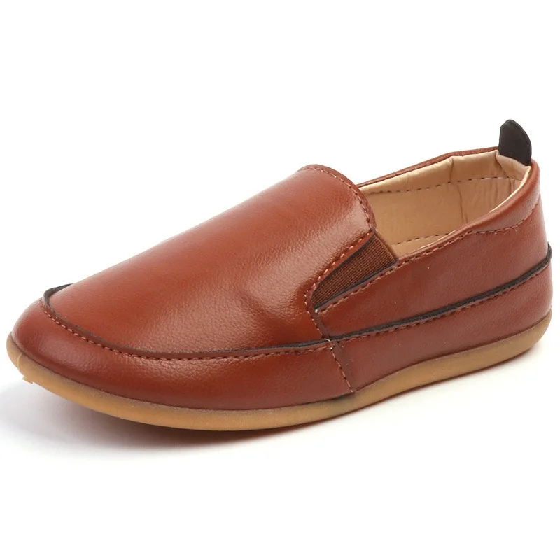 

Boys Girls 2019 Leather Comfortable Children Anti-slip Loafers Slip-on Kids Shoes Toddler Flats Heel Breathable Casual Shoes
