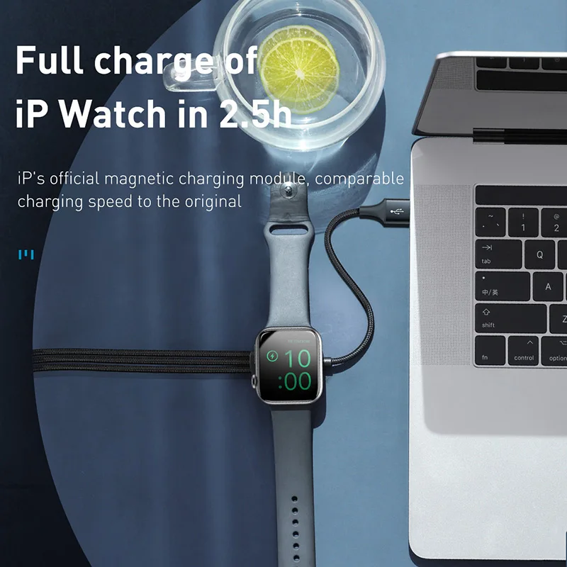 Baseus ل أبل ووتش iWatch 4 3 2 تشى اللاسلكية شاحن 4 في 1 كابل يو اس بي ل فون USB نوع C المصغّر usb كابل للهاتف المحمول