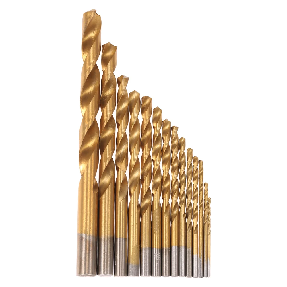 99pcs/Set Twist Drill Bit Set Saw Set HSS High Steel Titanium Coated Drill Woodworkin Tool 1.5-10mm For Cordless Screwdriver