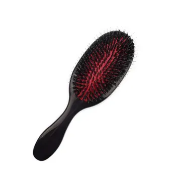

Portable Hair Brush Oval Boar Bristle Nylon Hair Comb Anti-static Brush Scalp Salon Massager Girl Hair Care Styling Tool NEW Hot