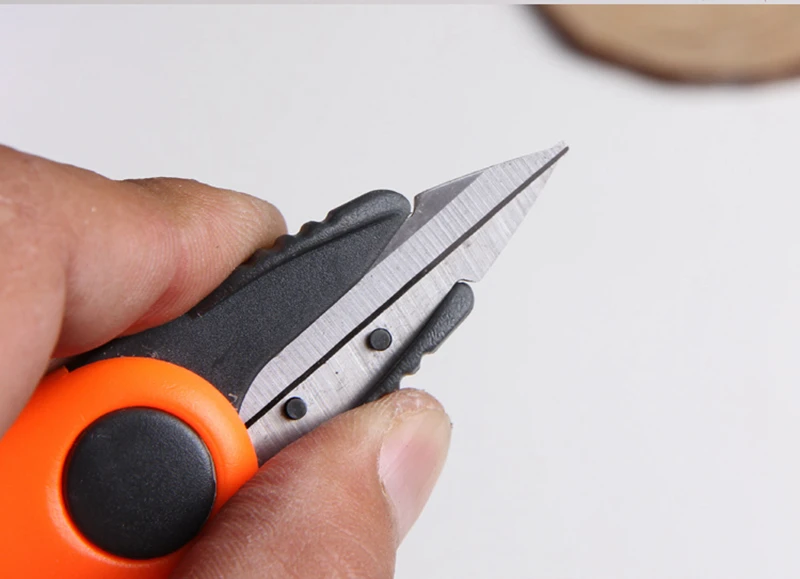 Shrimp-Shaped Stainless Steel Fish Use Scissors Accessories Folding Fishing Line Cut Clipper Fishing Scissor Tackle (11)