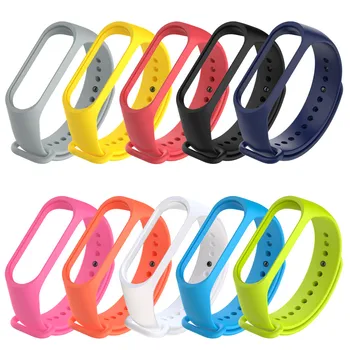 

Replacement Silica Gel Wristband Band Strap For Xiaomi Mi Band 3 Bracelet 10PC Multi-color smart watch band！p3