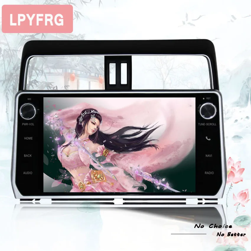 Perfect Autoradio Android 9.0 4GB+64GB Rom Car Dvd Player For Toyota Prado LC150 2018 2019 Multimedia Radio Gps Tape Recorder Head Unit 5