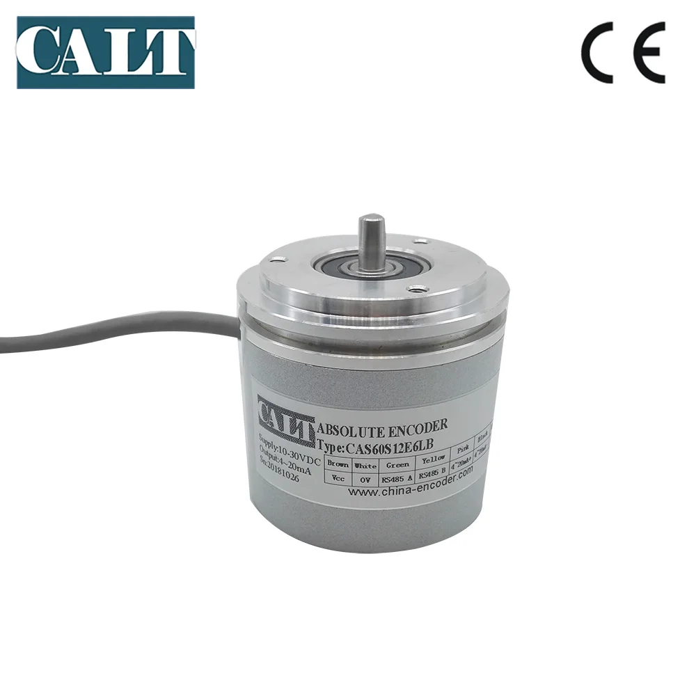 CAS60 Synchro12 bits 4096 6 мм вал RS485 RS422 SSI Modbus RTU 4 20mA CANBUS CANOPEN выход одноповоротный