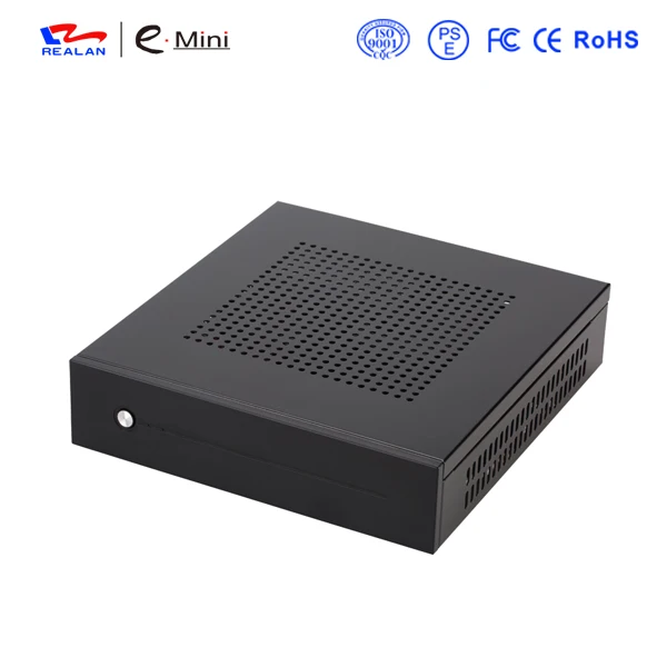 Case de Aço Wallmount e Vesa Case com 12 Htpc Mini Case Desktop Computador Gaming pc v 5a Adaptador Suporte Parafusos Itx
